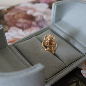 14K Spinning Top Ring